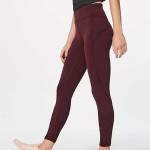 Lululemon in movement tight garnet (6)